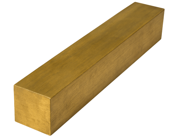 Квадрат латунный тянутый ЛМц58-2 3х3 мм ГОСТ 2060-2006 фото