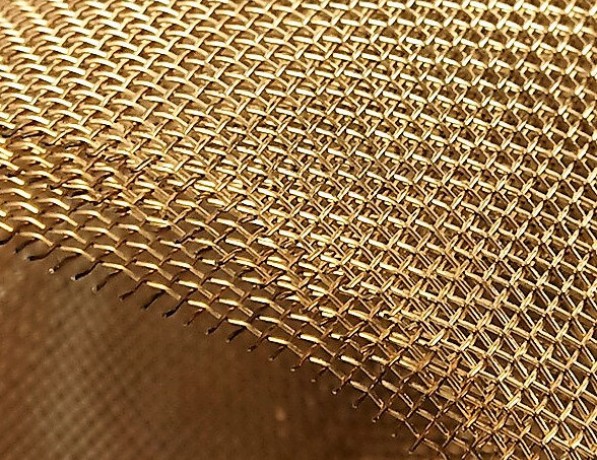 Сетка бронзовая тканая БрОФ6,5-4 0,09х0,09х0,06 мм ГОСТ 6613-86 фото